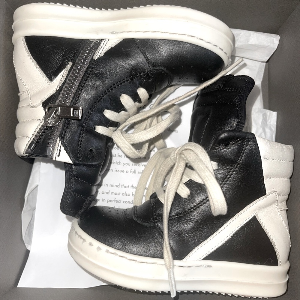 Baby Rick Owens Geobasket Sneakers